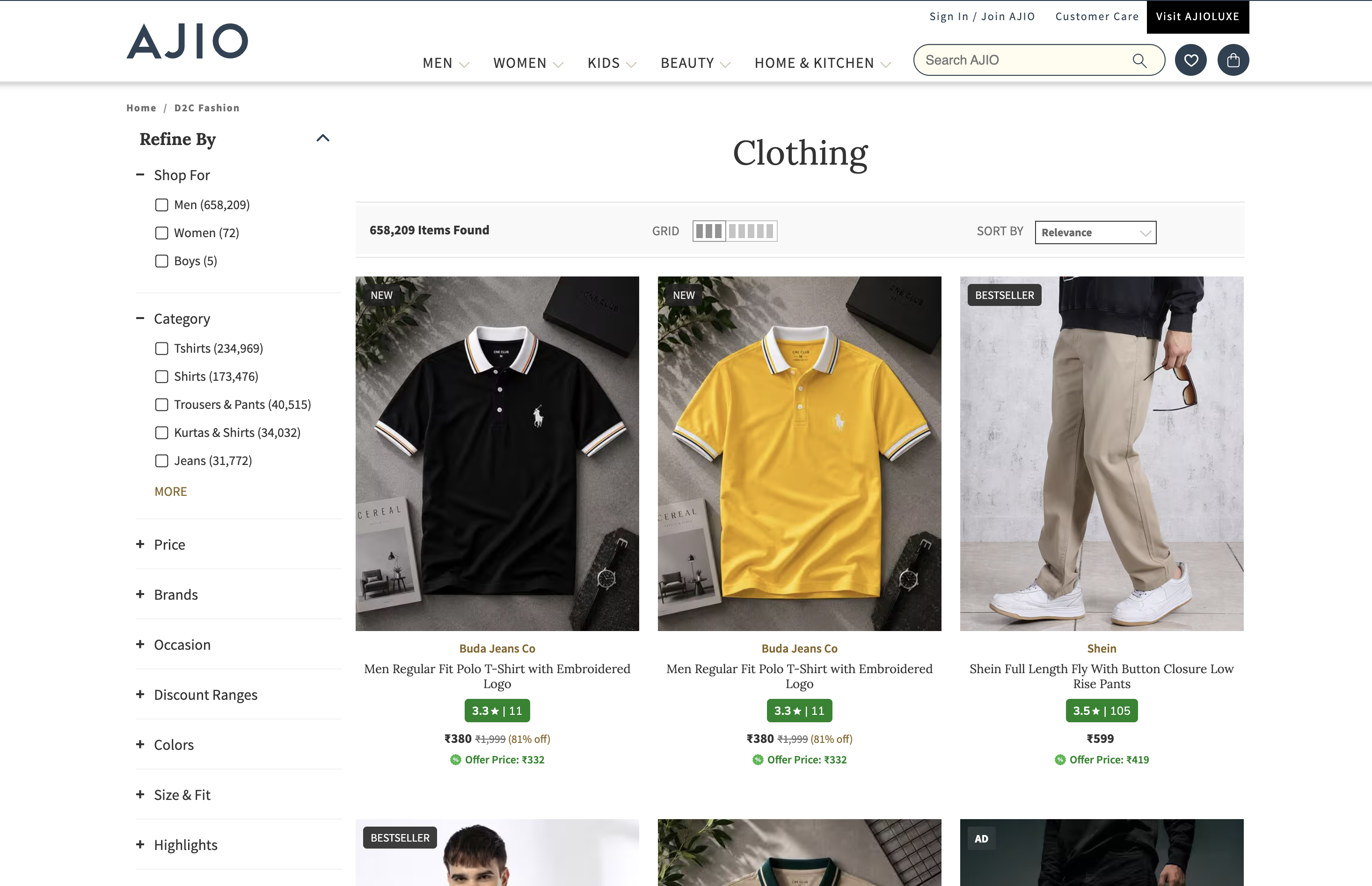 Ajio — India's 2nd Largest Fashion E-commerce